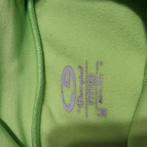 Long sleeve tee...medium...lime green...turtle neck